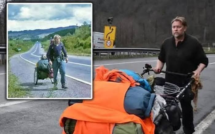British explorer got into trouble before completing his journey around the world on foot.